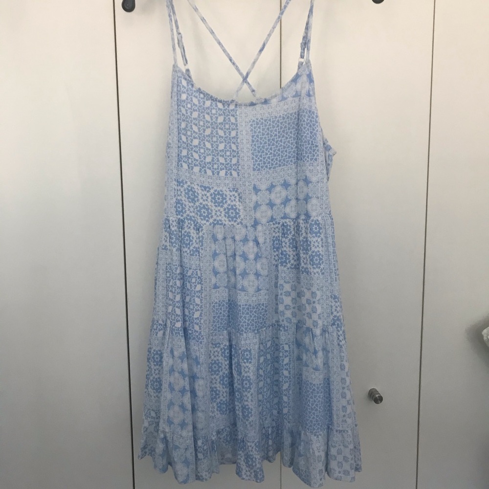 Scrappy and flowy floral dress